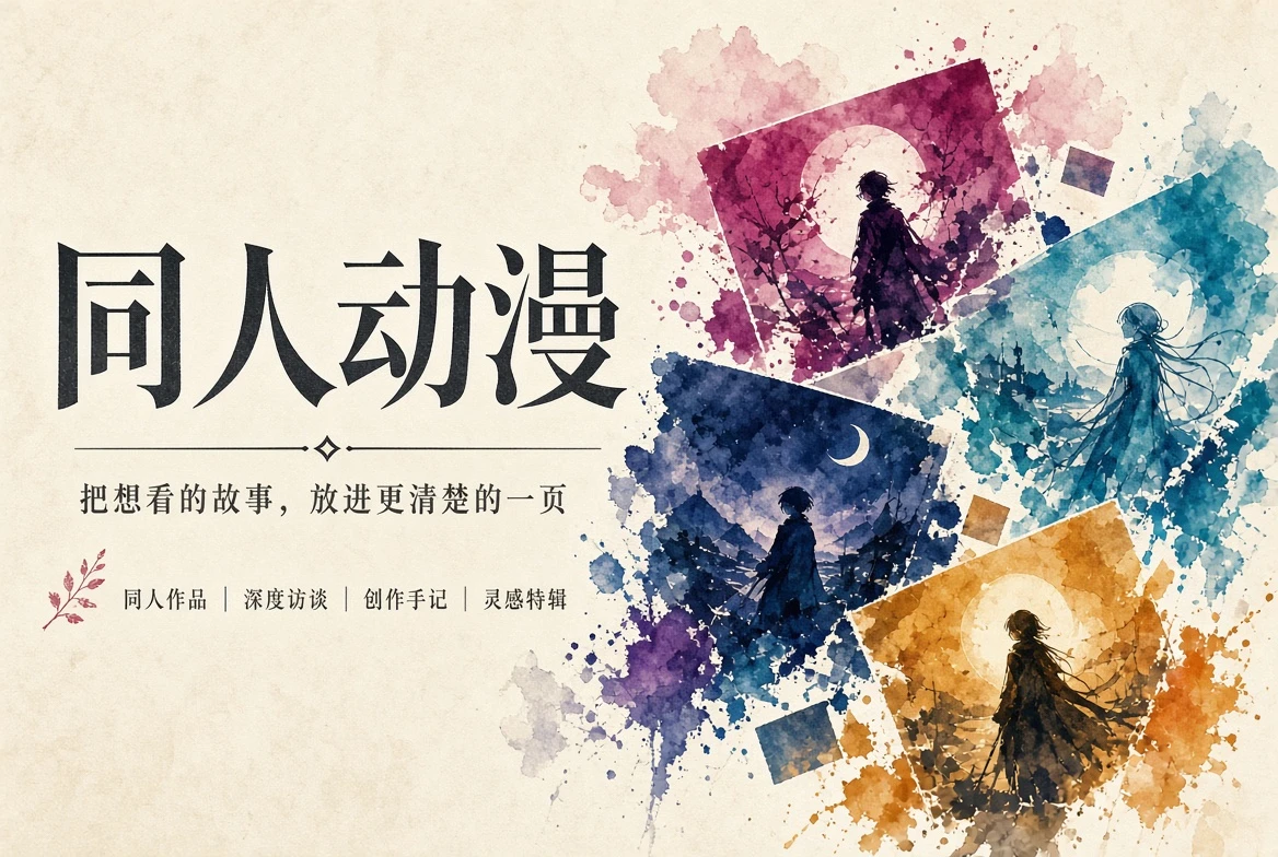 同人动漫刊头主视觉